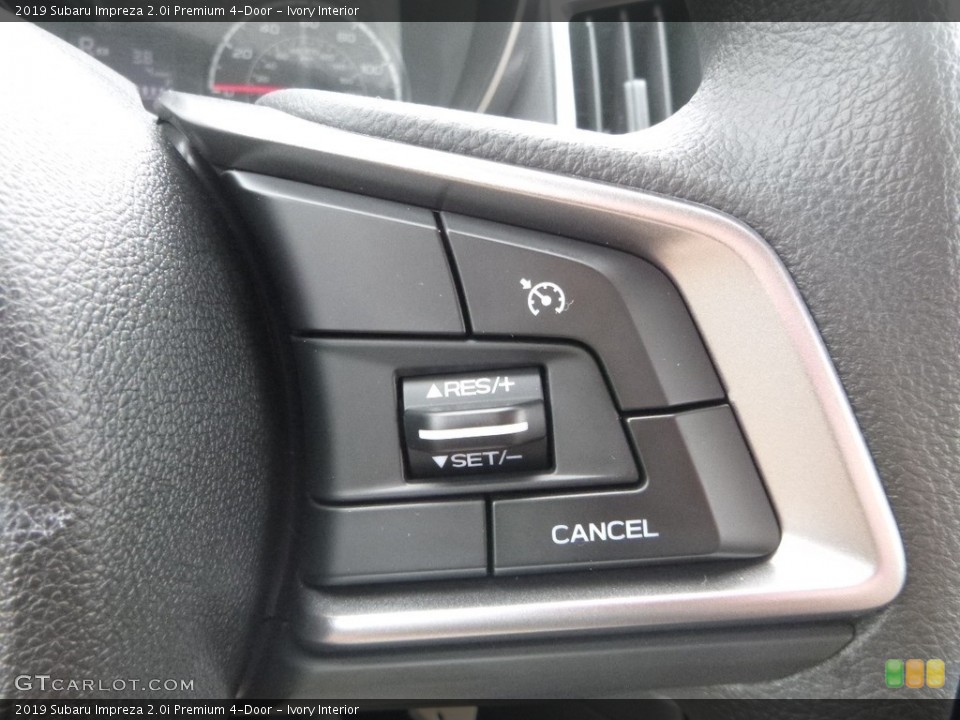 Ivory Interior Steering Wheel for the 2019 Subaru Impreza 2.0i Premium 4-Door #129581547