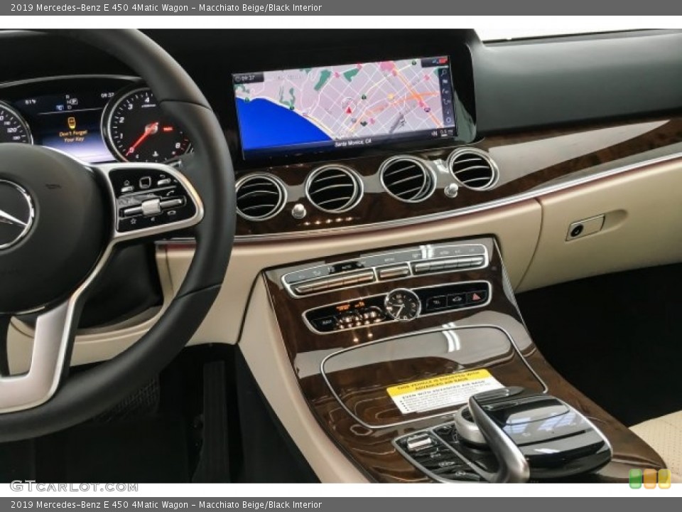 Macchiato Beige/Black Interior Dashboard for the 2019 Mercedes-Benz E 450 4Matic Wagon #129582075