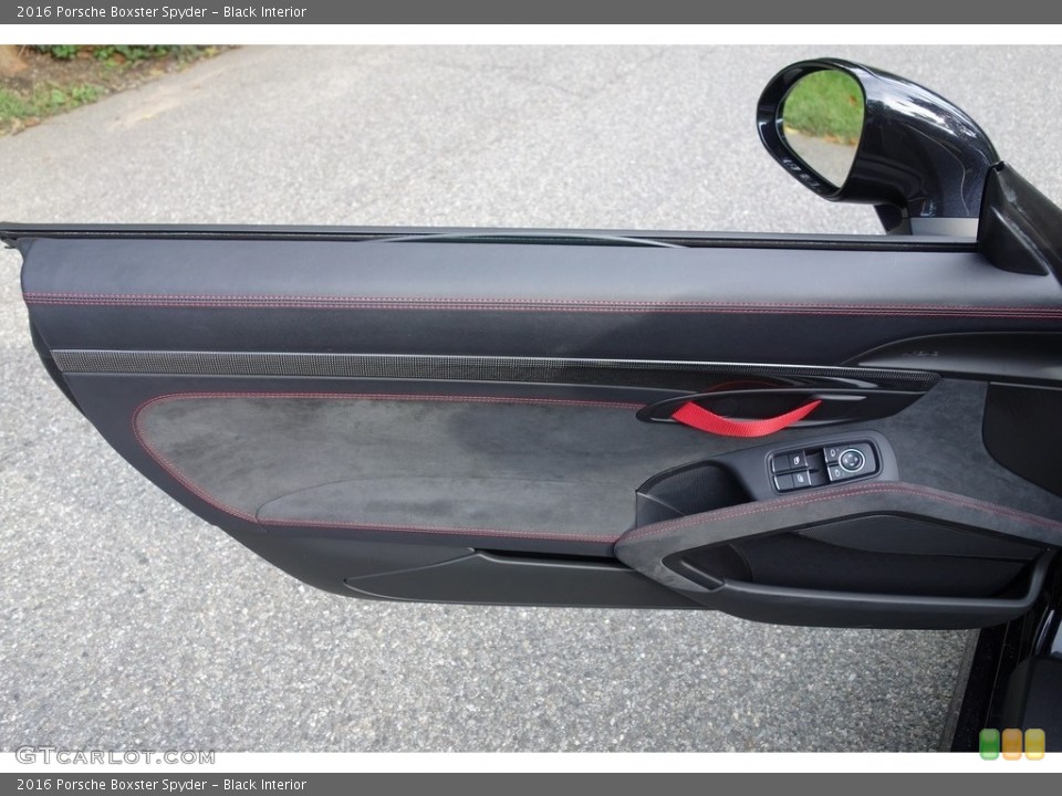 Black Interior Door Panel for the 2016 Porsche Boxster Spyder #129582257