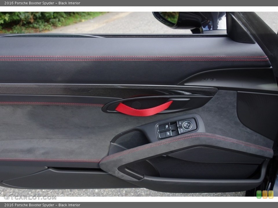 Black Interior Door Panel for the 2016 Porsche Boxster Spyder #129582274