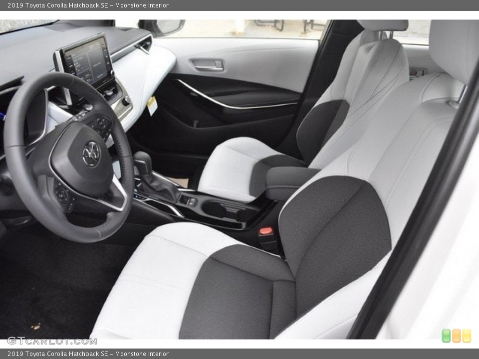 Moonstone Interior Front Seat for the 2019 Toyota Corolla Hatchback SE #129582603