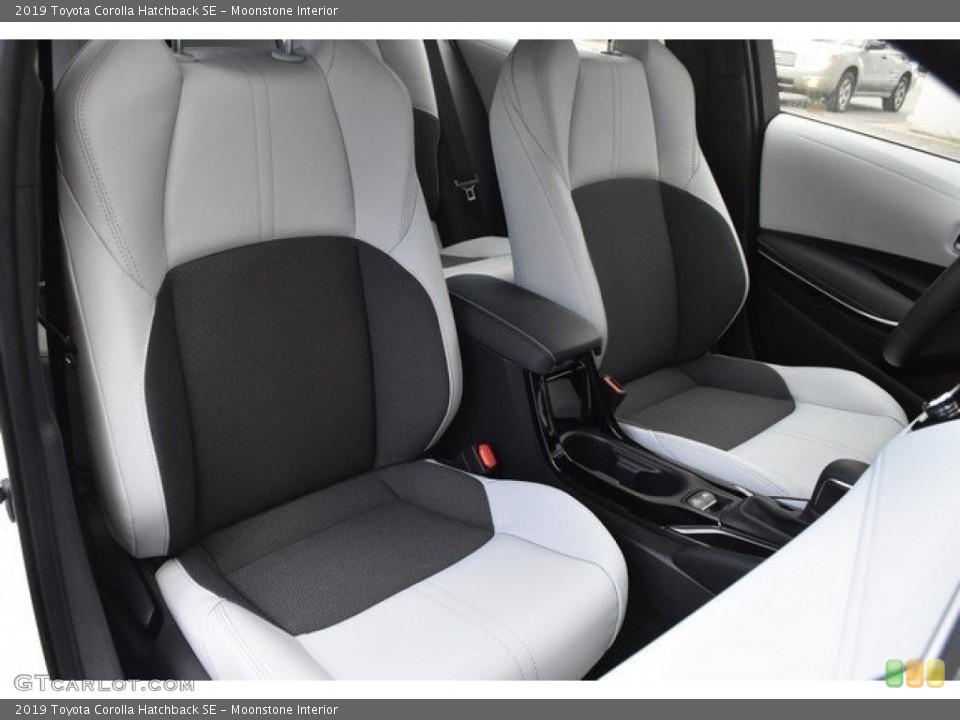 Moonstone Interior Front Seat for the 2019 Toyota Corolla Hatchback SE #129582702