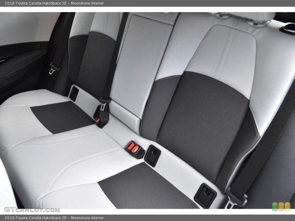 Moonstone Interior Rear Seat for the 2019 Toyota Corolla Hatchback SE #129582753