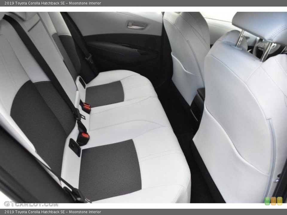 Moonstone Interior Rear Seat for the 2019 Toyota Corolla Hatchback SE #129582792