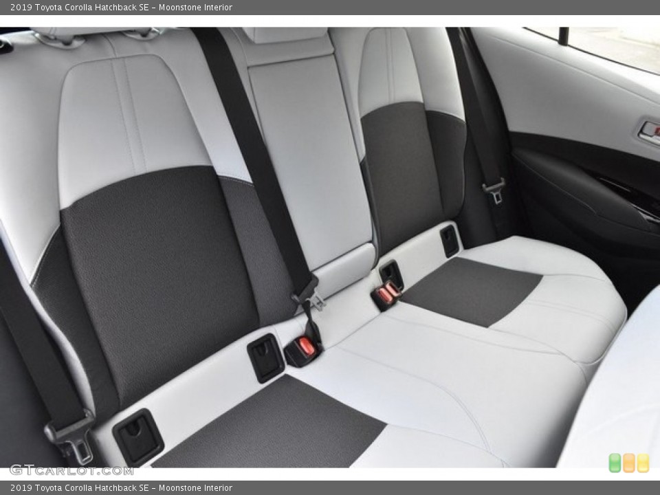 Moonstone Interior Rear Seat for the 2019 Toyota Corolla Hatchback SE #129582813