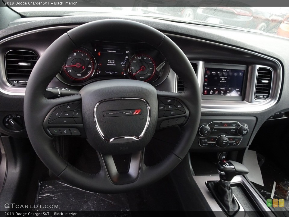 Black Interior Dashboard for the 2019 Dodge Charger SXT #129583404