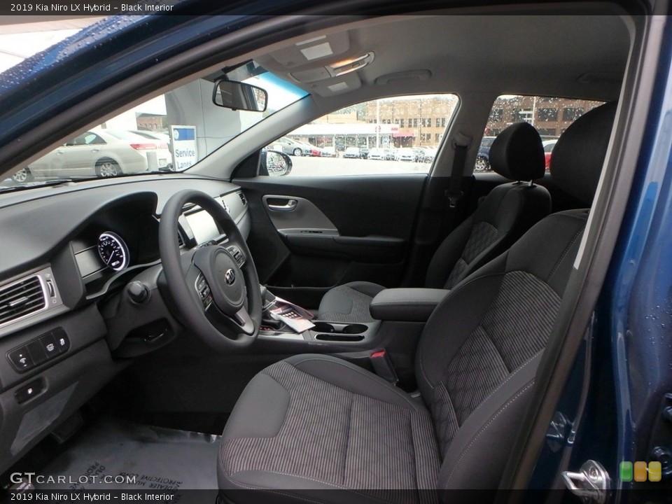 Black Interior Front Seat for the 2019 Kia Niro LX Hybrid #129585144