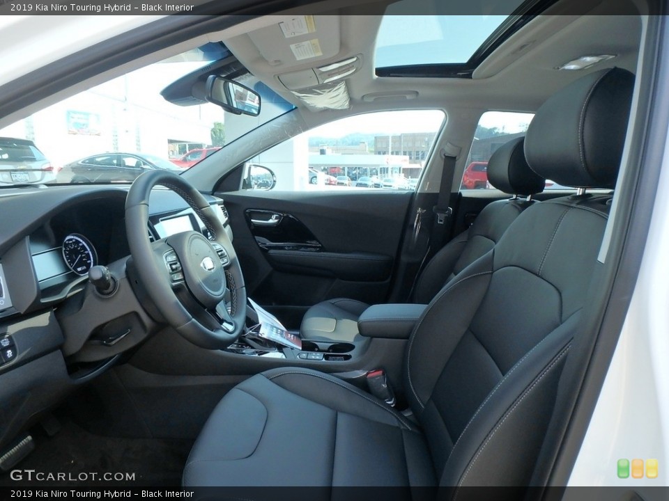 Black Interior Front Seat for the 2019 Kia Niro Touring Hybrid #129587223