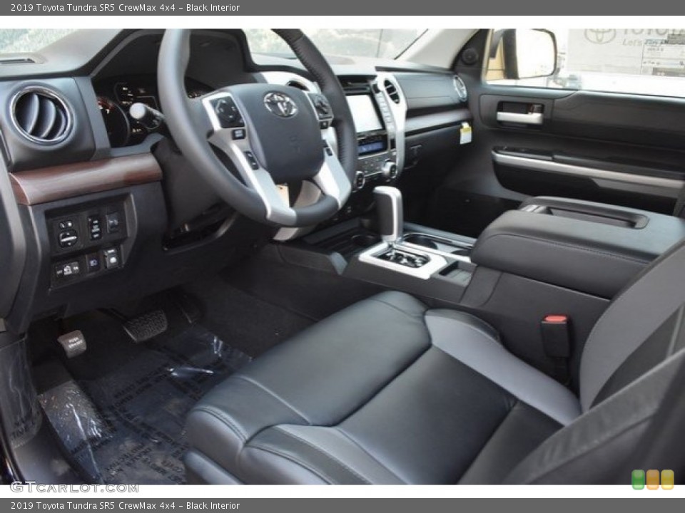 Black Interior Photo for the 2019 Toyota Tundra SR5 CrewMax 4x4 #129592855