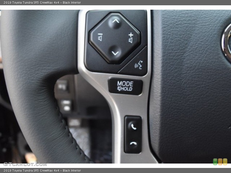 Black Interior Steering Wheel for the 2019 Toyota Tundra SR5 CrewMax 4x4 #129593260