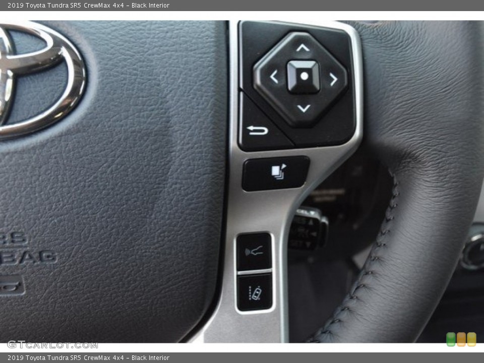 Black Interior Steering Wheel for the 2019 Toyota Tundra SR5 CrewMax 4x4 #129593287