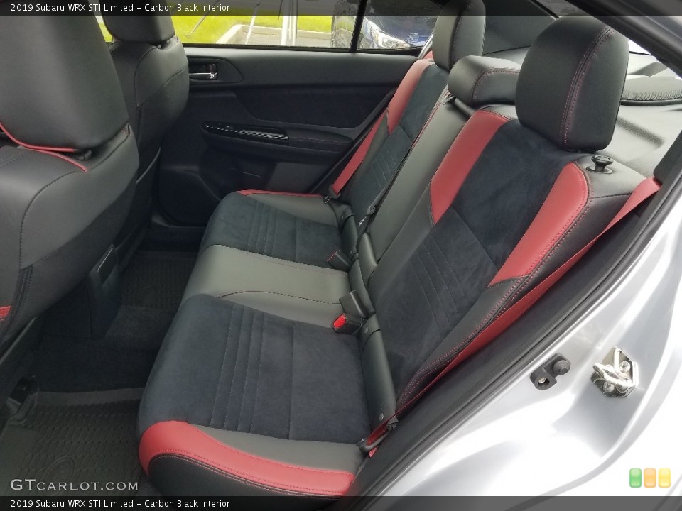 Carbon Black Interior Rear Seat for the 2019 Subaru WRX STI Limited #129597484