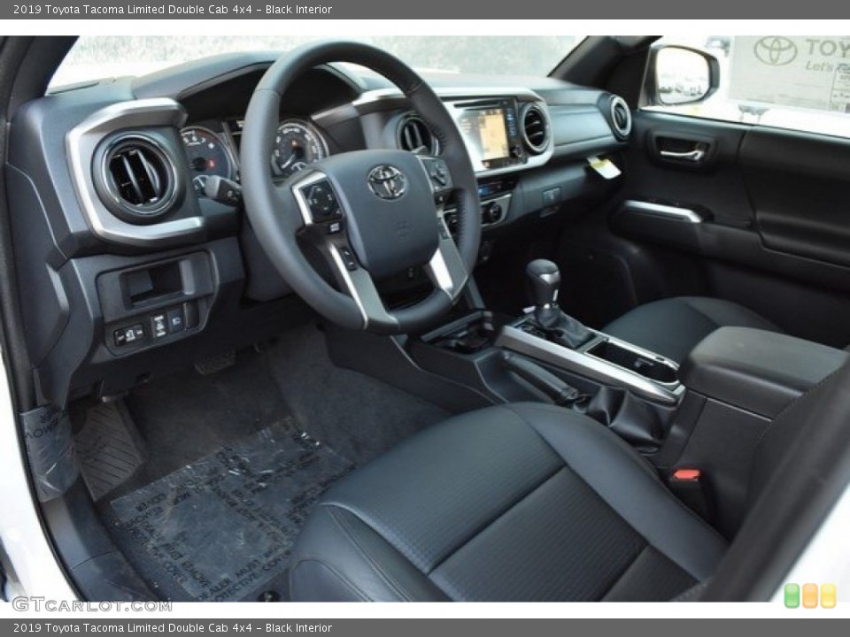 Black Interior Photo for the 2019 Toyota Tacoma Limited Double Cab 4x4 #129602923