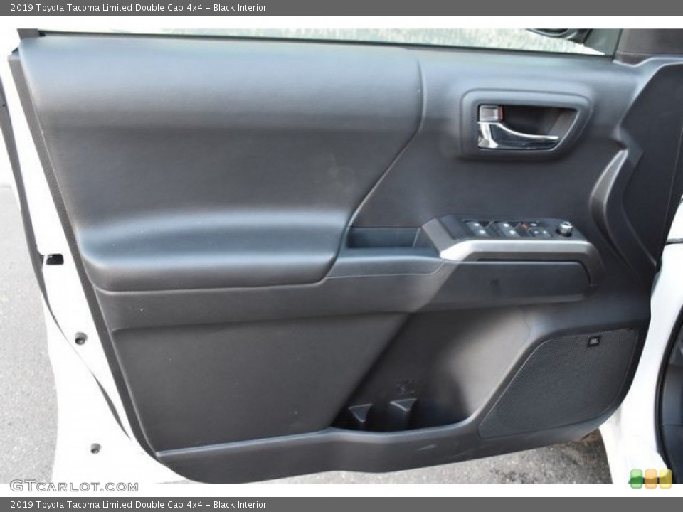 Black Interior Door Panel for the 2019 Toyota Tacoma Limited Double Cab 4x4 #129603205