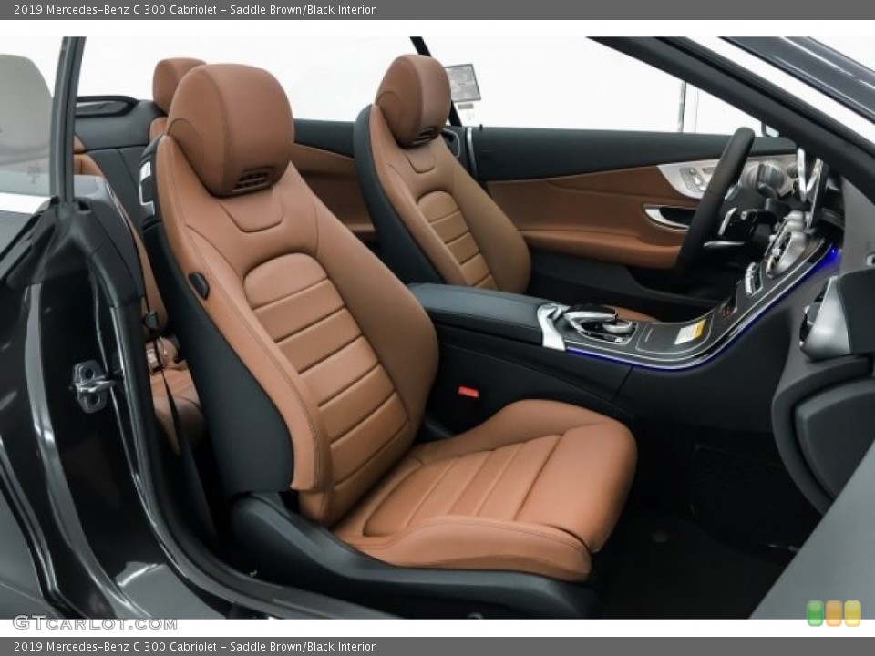 Saddle Brown/Black Interior Photo for the 2019 Mercedes-Benz C 300 Cabriolet #129605404