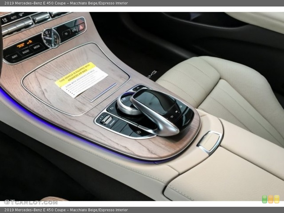 Macchiato Beige/Espresso Interior Transmission for the 2019 Mercedes-Benz E 450 Coupe #129605908