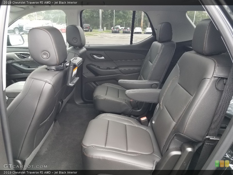 Jet Black Interior Rear Seat for the 2019 Chevrolet Traverse RS AWD #129606757