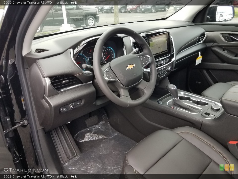 Jet Black Interior Photo for the 2019 Chevrolet Traverse RS AWD #129606790