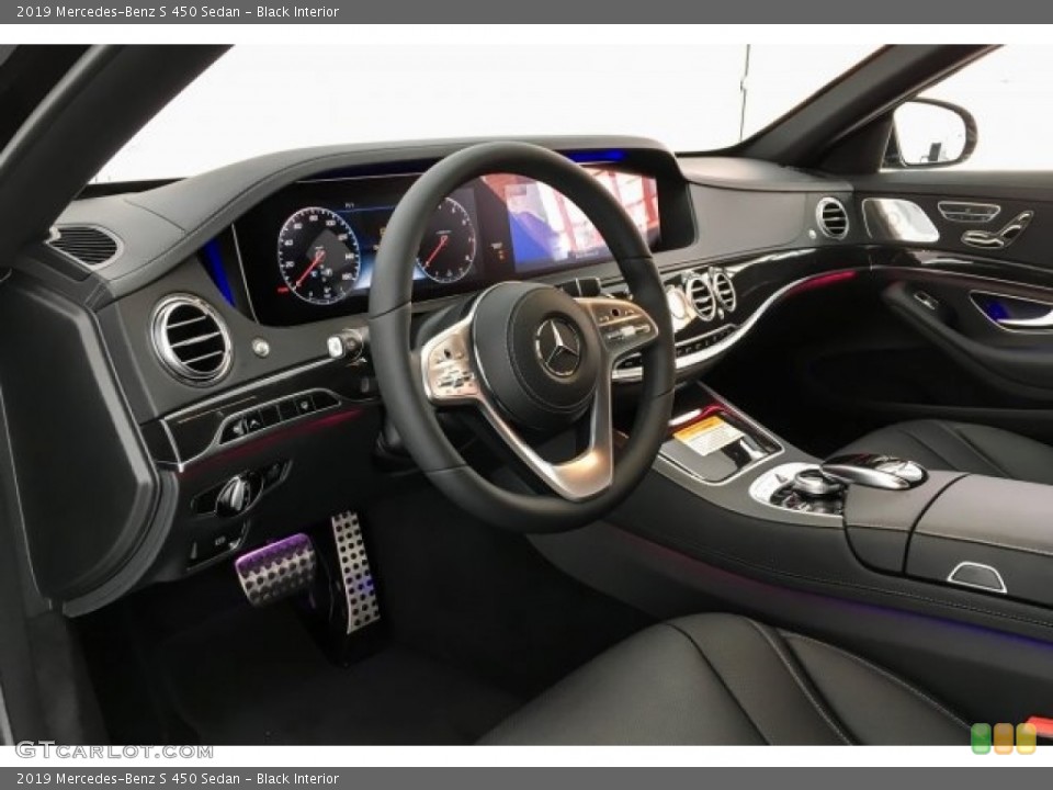 Black Interior Photo for the 2019 Mercedes-Benz S 450 Sedan #129607738