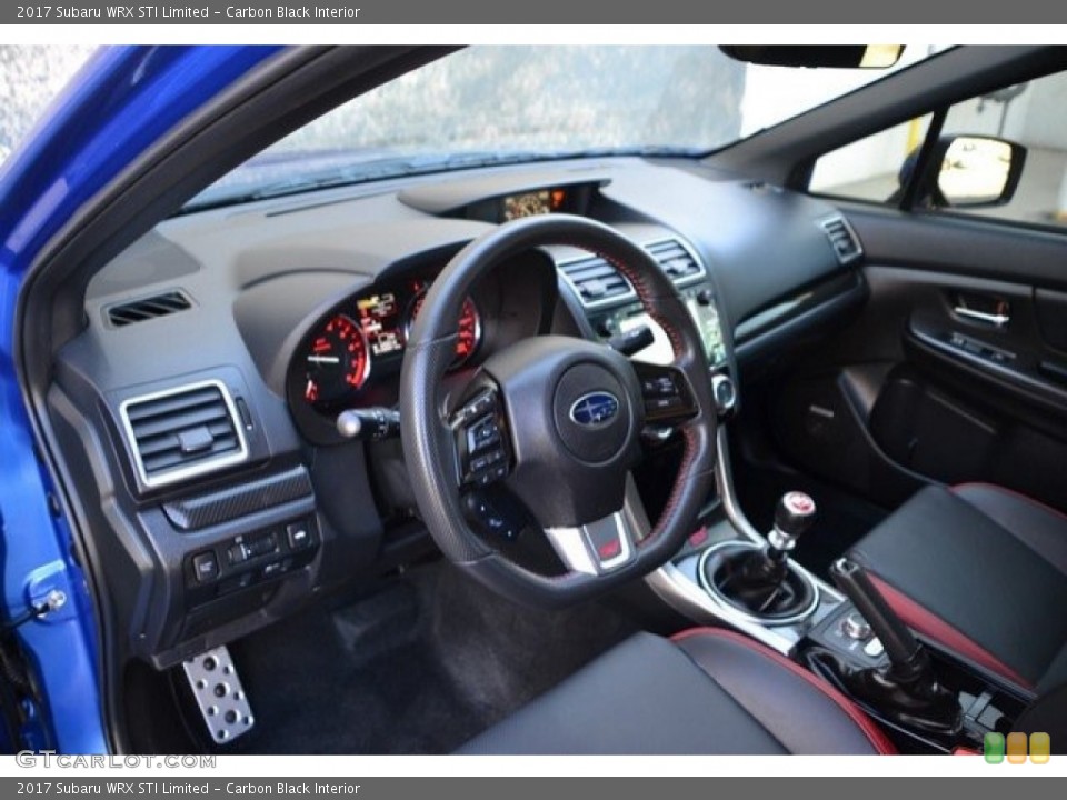 Carbon Black Interior Front Seat for the 2017 Subaru WRX STI Limited #129608254