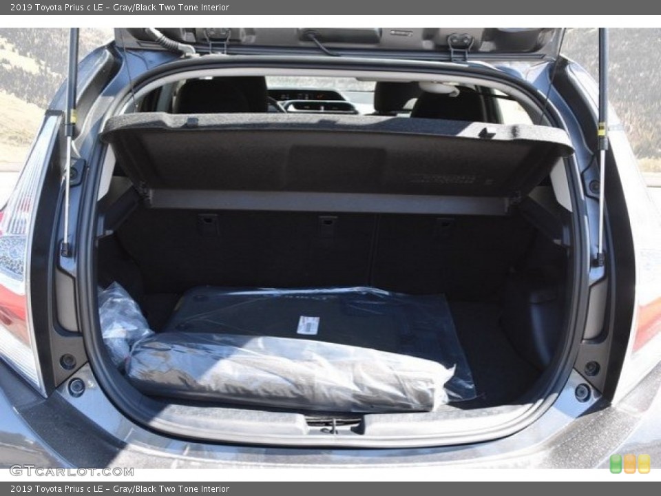 Gray/Black Two Tone Interior Trunk for the 2019 Toyota Prius c LE #129608446