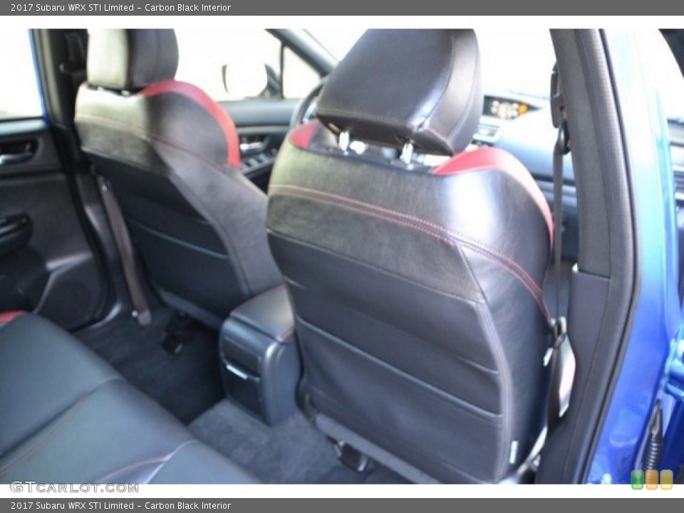 Carbon Black Interior Rear Seat for the 2017 Subaru WRX STI Limited #129608464