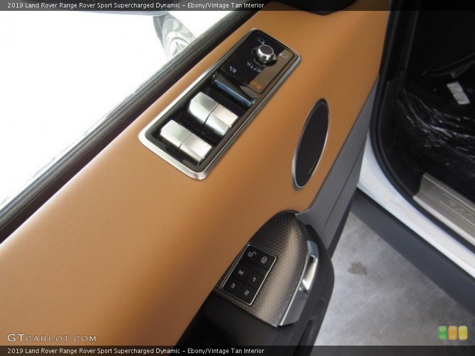 Ebony/Vintage Tan Interior Controls for the 2019 Land Rover Range Rover Sport Supercharged Dynamic #129609829