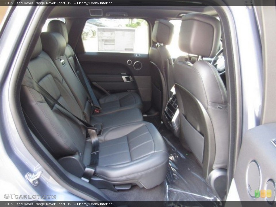 Ebony/Ebony Interior Rear Seat for the 2019 Land Rover Range Rover Sport HSE #129611269