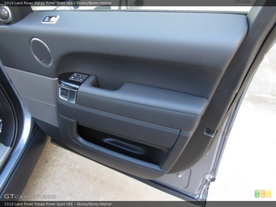 Ebony/Ebony Interior Door Panel for the 2019 Land Rover Range Rover Sport HSE #129611284