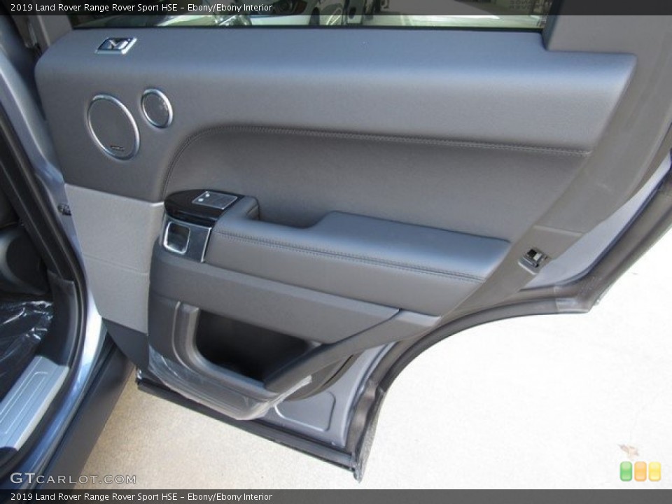 Ebony/Ebony Interior Door Panel for the 2019 Land Rover Range Rover Sport HSE #129611302