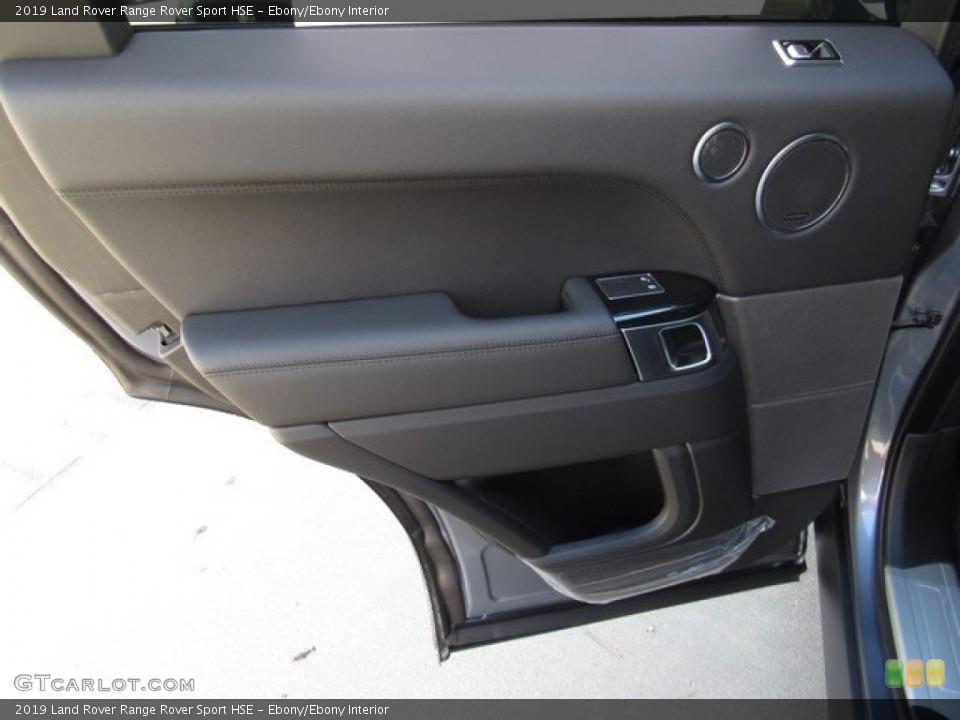 Ebony/Ebony Interior Door Panel for the 2019 Land Rover Range Rover Sport HSE #129611320