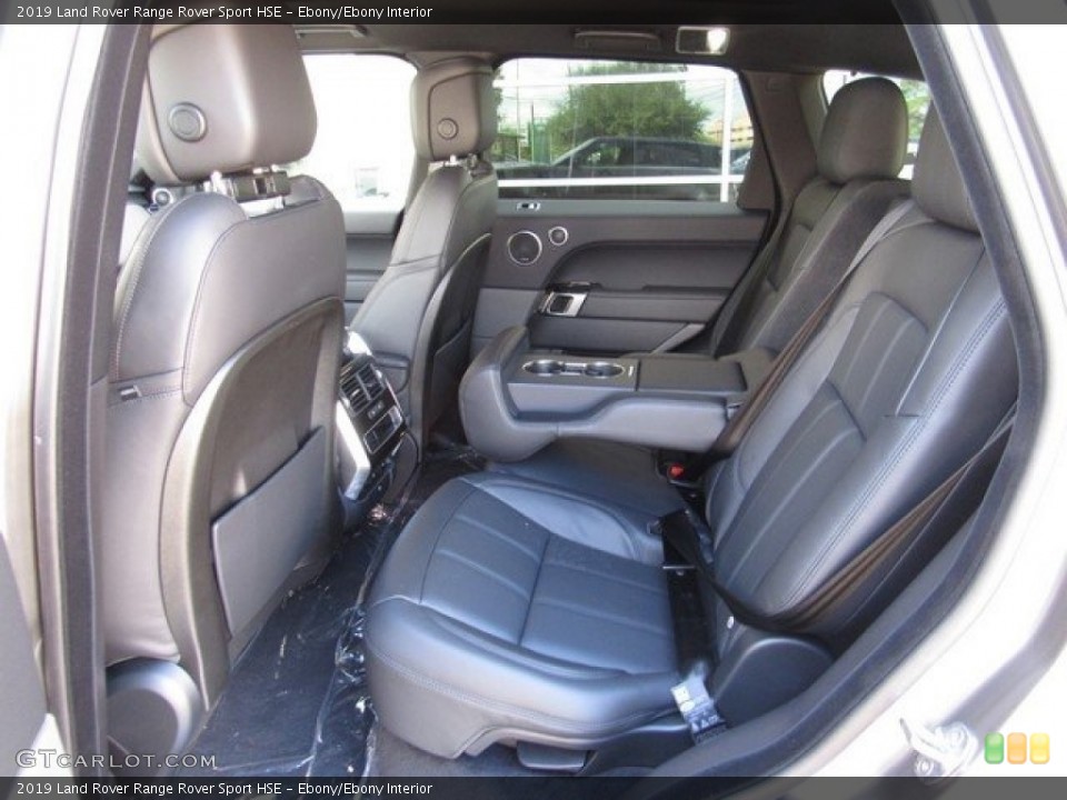 Ebony/Ebony Interior Rear Seat for the 2019 Land Rover Range Rover Sport HSE #129611872