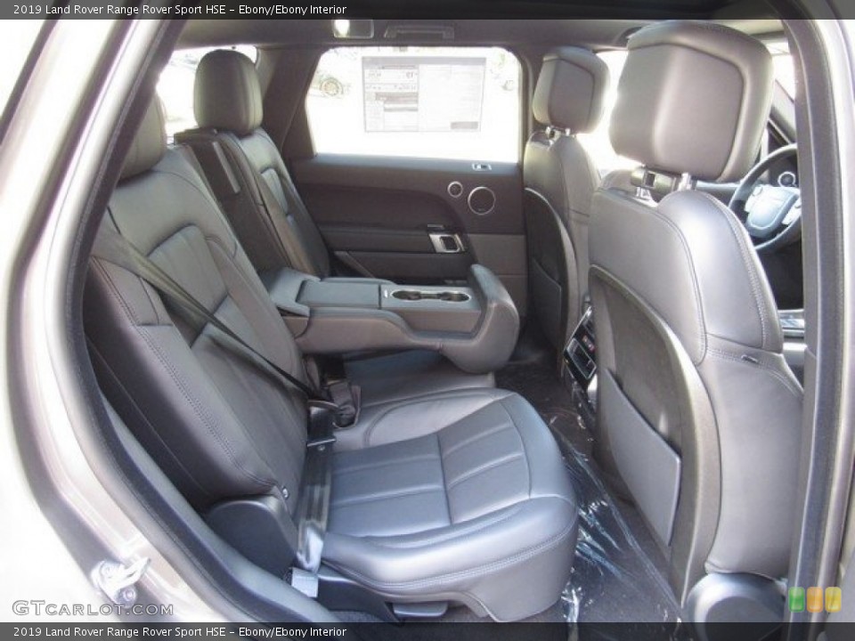 Ebony/Ebony Interior Rear Seat for the 2019 Land Rover Range Rover Sport HSE #129611956