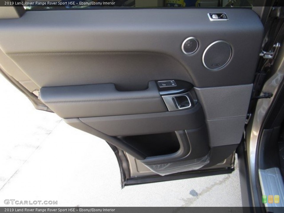 Ebony/Ebony Interior Door Panel for the 2019 Land Rover Range Rover Sport HSE #129612001