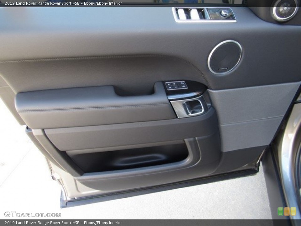 Ebony/Ebony Interior Door Panel for the 2019 Land Rover Range Rover Sport HSE #129612019