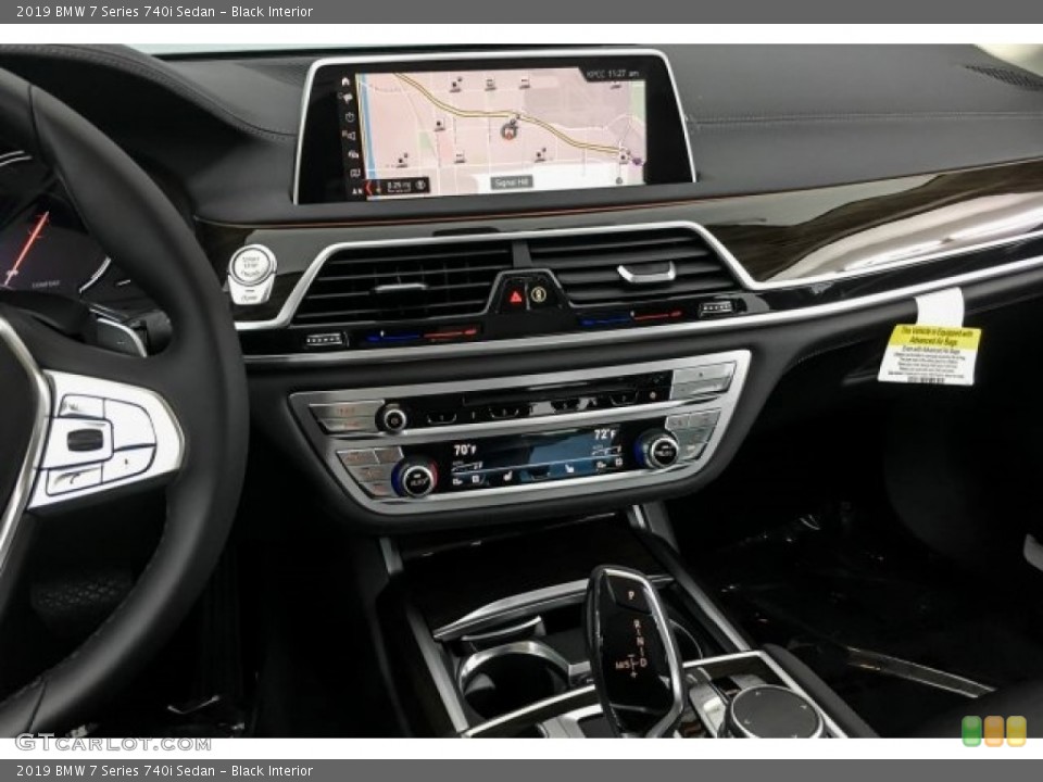 Black Interior Dashboard for the 2019 BMW 7 Series 740i Sedan #129614395