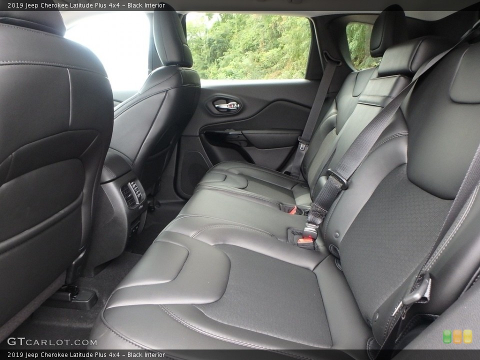 Black Interior Rear Seat for the 2019 Jeep Cherokee Latitude Plus 4x4 #129616775