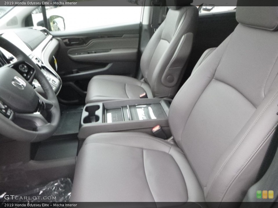 Mocha Interior Front Seat for the 2019 Honda Odyssey Elite #129618218