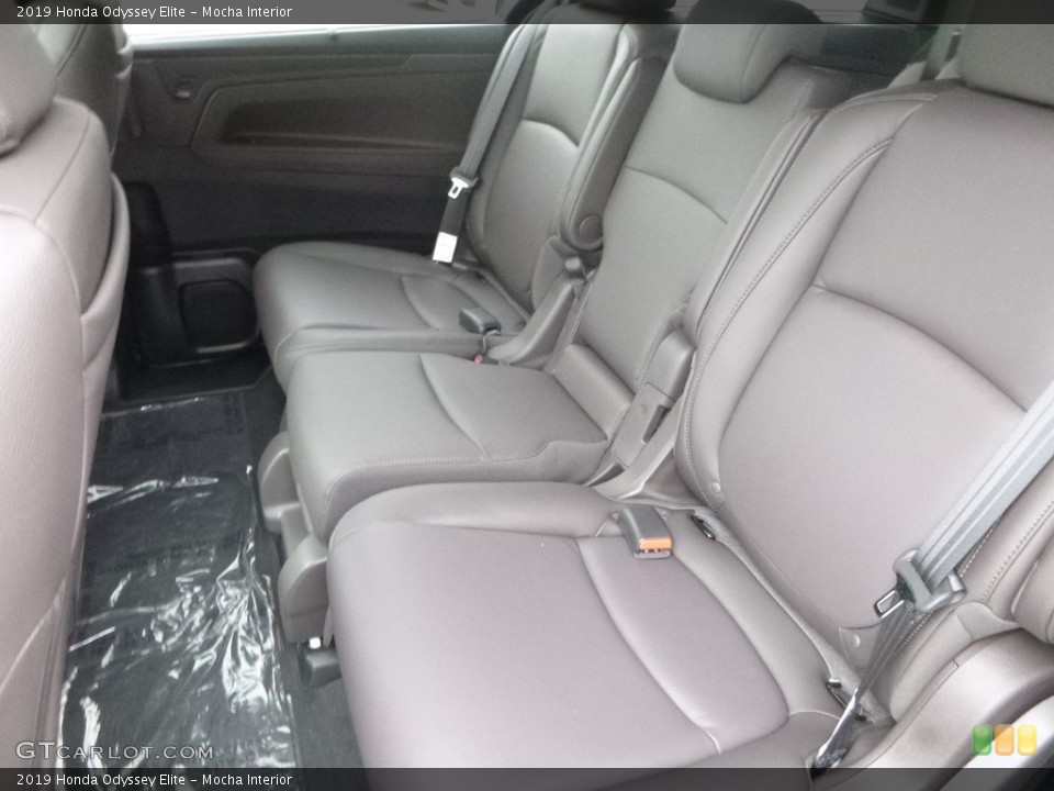 Mocha Interior Rear Seat for the 2019 Honda Odyssey Elite #129618224