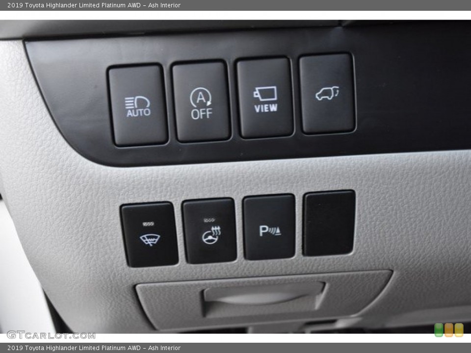 Ash Interior Controls for the 2019 Toyota Highlander Limited Platinum AWD #129618719