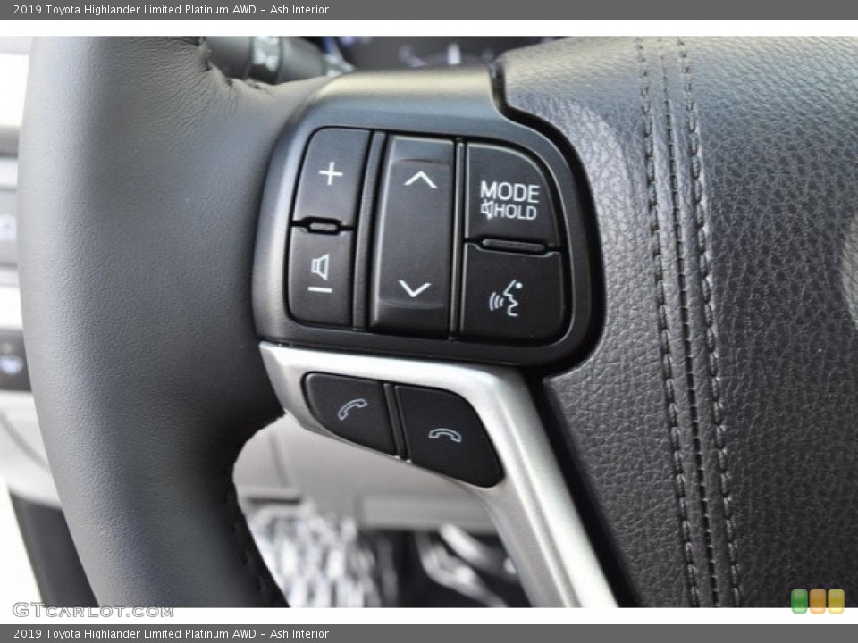 Ash Interior Steering Wheel for the 2019 Toyota Highlander Limited Platinum AWD #129618755