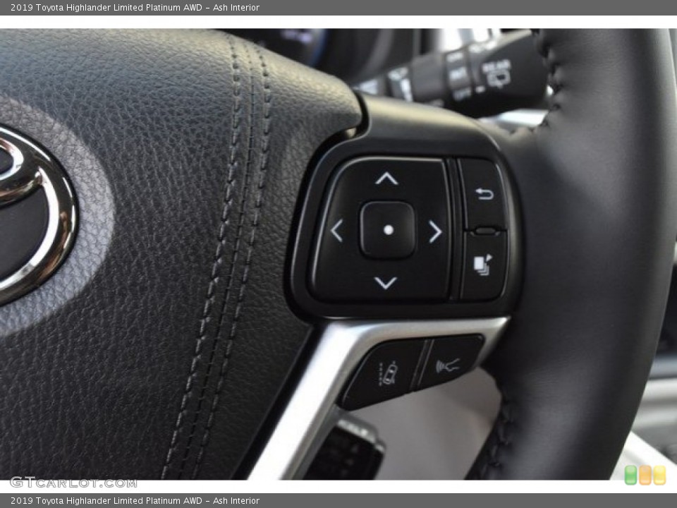 Ash Interior Steering Wheel for the 2019 Toyota Highlander Limited Platinum AWD #129618785