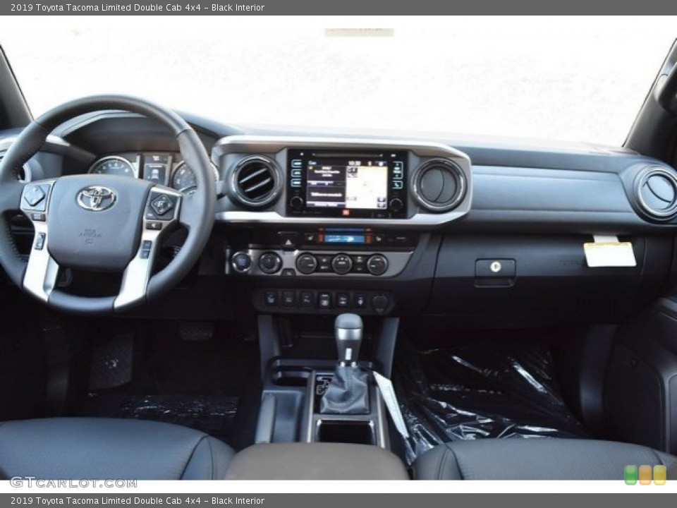 Black Interior Dashboard for the 2019 Toyota Tacoma Limited Double Cab 4x4 #129619877