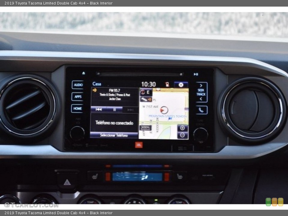 Black Interior Navigation for the 2019 Toyota Tacoma Limited Double Cab 4x4 #129619901