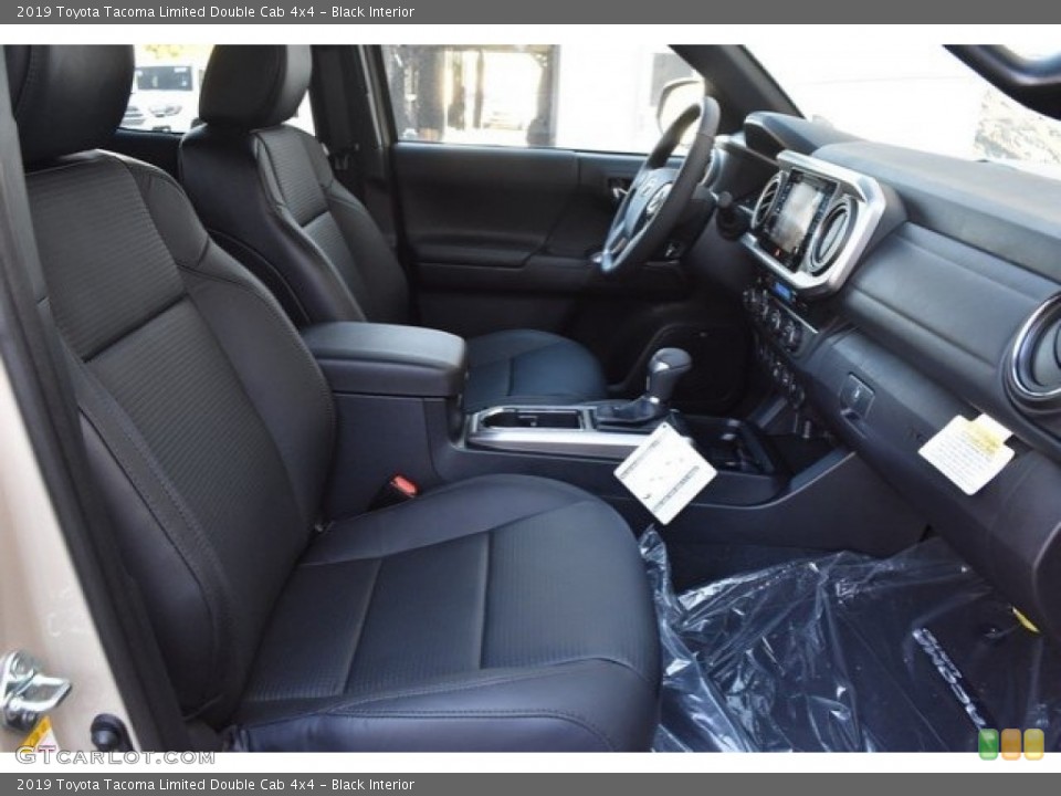 Black Interior Front Seat for the 2019 Toyota Tacoma Limited Double Cab 4x4 #129619937