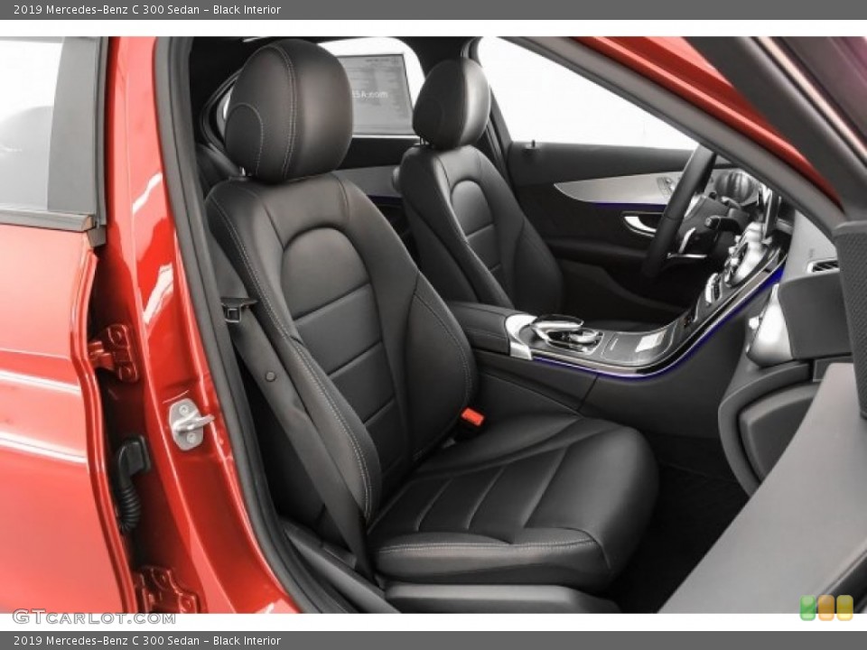 Black Interior Front Seat for the 2019 Mercedes-Benz C 300 Sedan #129620576