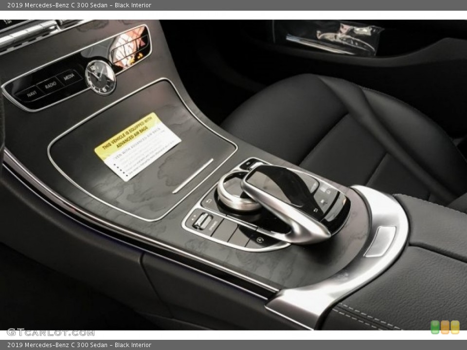 Black Interior Controls for the 2019 Mercedes-Benz C 300 Sedan #129620609