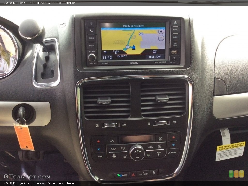 Black Interior Controls for the 2018 Dodge Grand Caravan GT #129622886