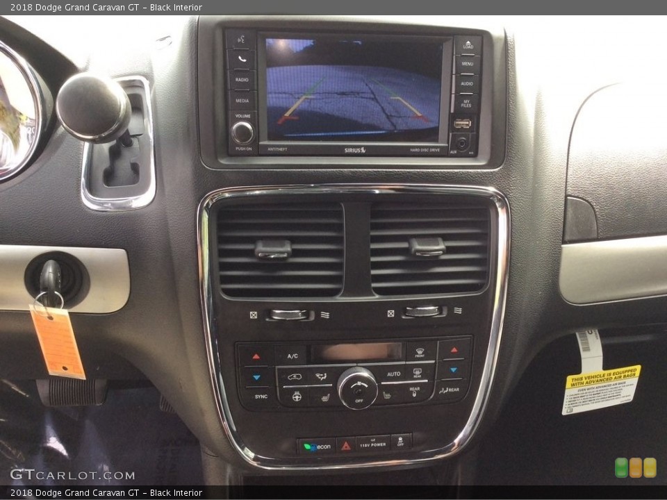 Black Interior Controls for the 2018 Dodge Grand Caravan GT #129622898
