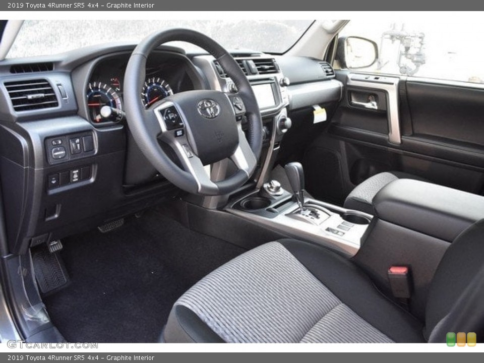 Graphite Interior Photo for the 2019 Toyota 4Runner SR5 4x4 #129623420